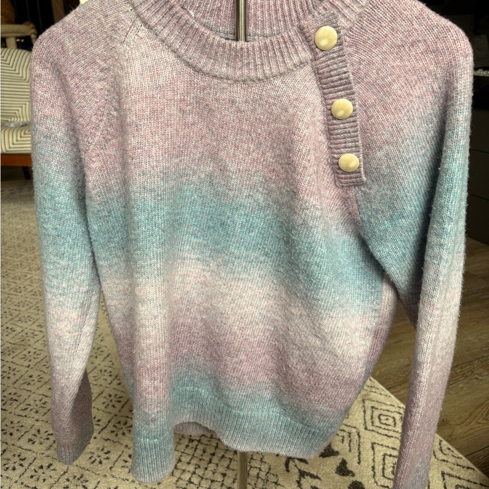 LC Lauren Conrad Pastel Button-Detail Sweater